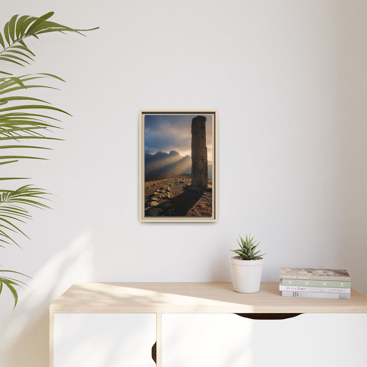 Matte Canvas, Framed - Mystic Monolith Ancient Persian... |...