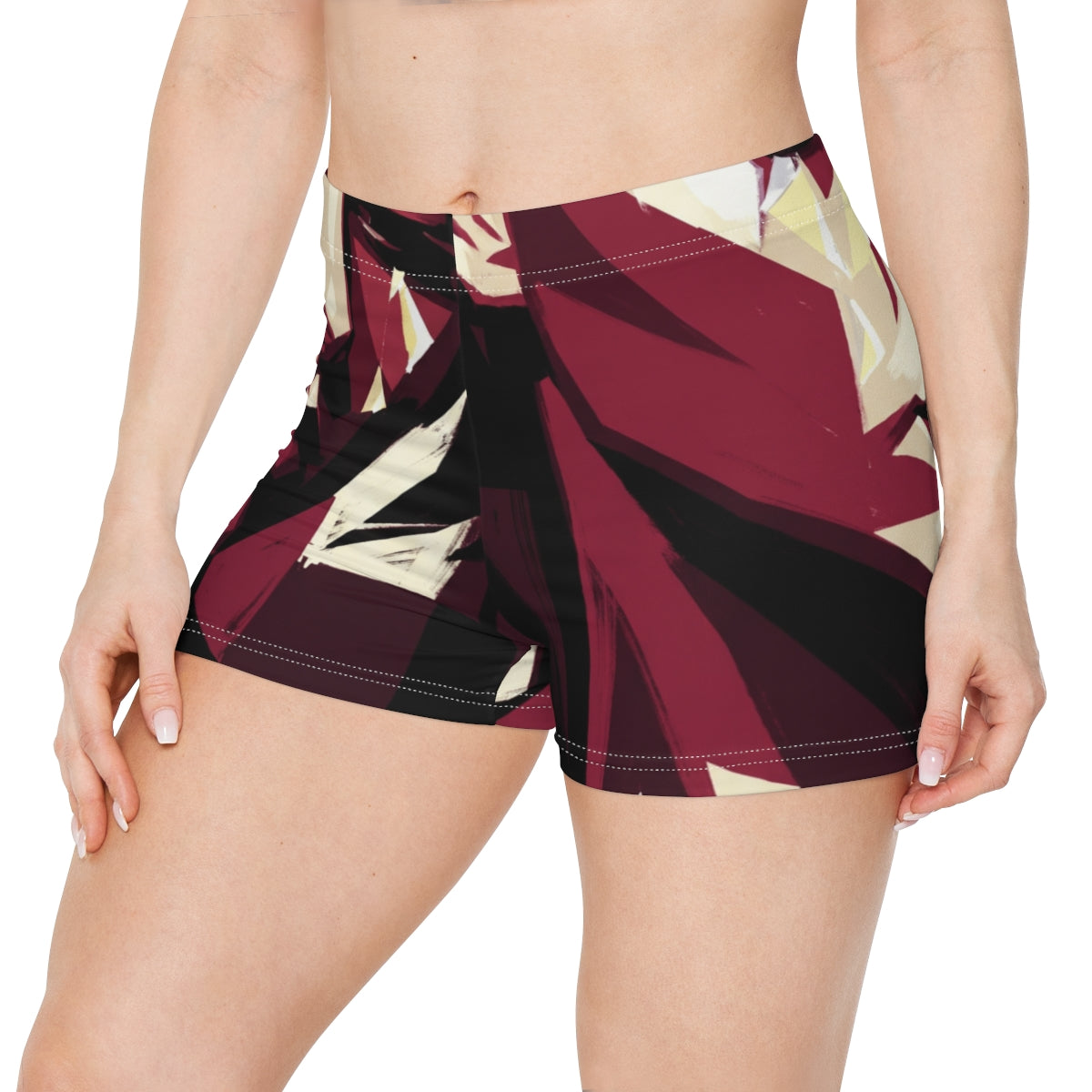 Women's Shorts - Crimson Muse Casual | Echovira Gallery