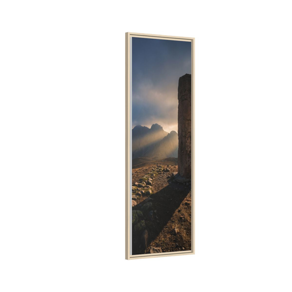 Framed Matte Canvas - Sun Peak