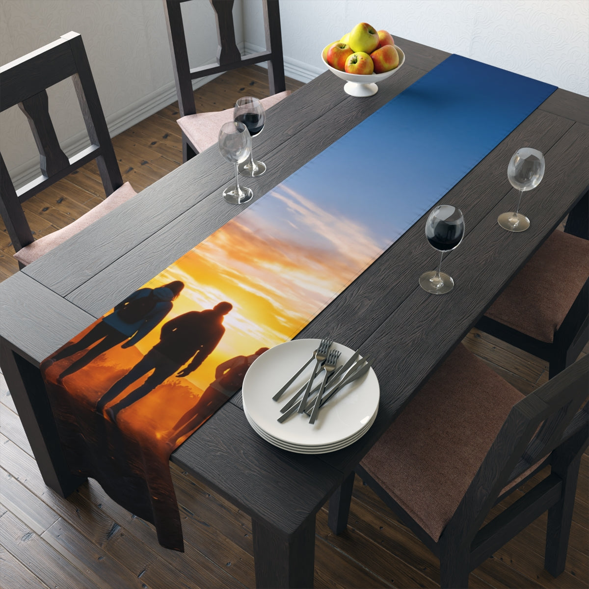 Table Runner - Golden Alpine Dining