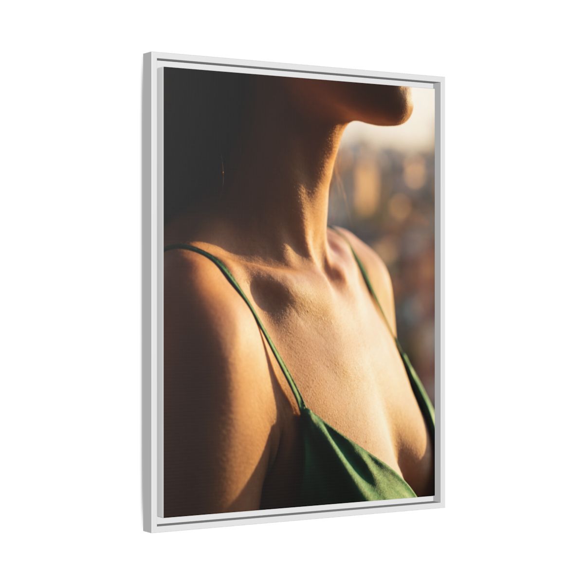 Framed Matte Canvas - Sunlit Muse