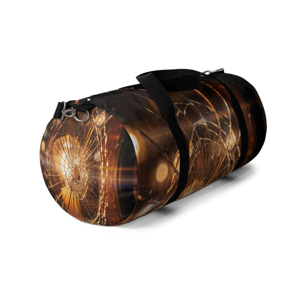 Duffel Bag - Shattered Light Moody Glass Art | Echovira...