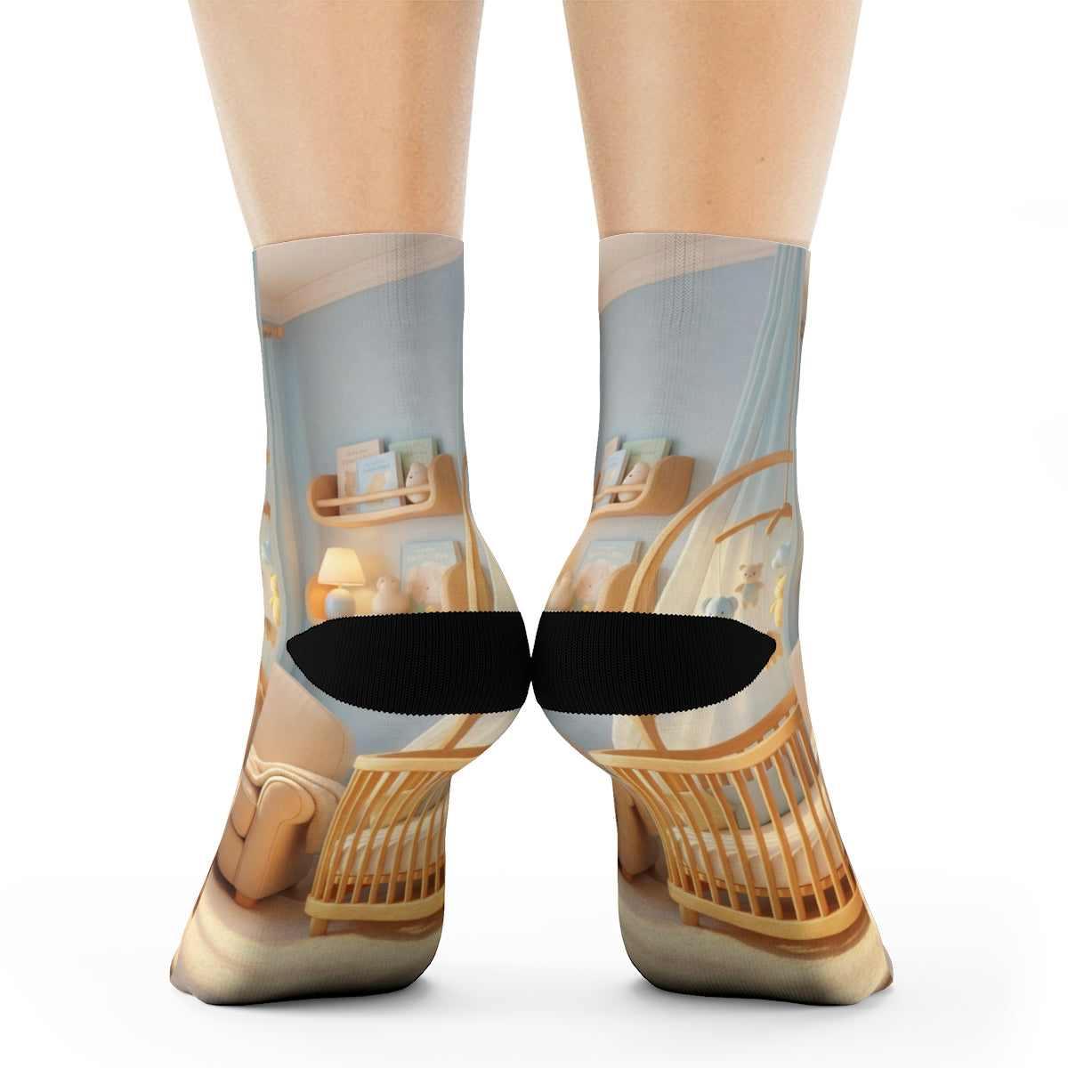 Cozy Room Crew Socks - Soft Step Comfort