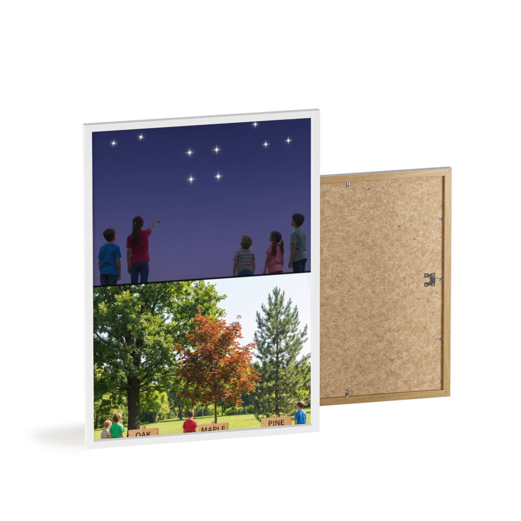 Wooden Framed Poster - Wonder — Portrait