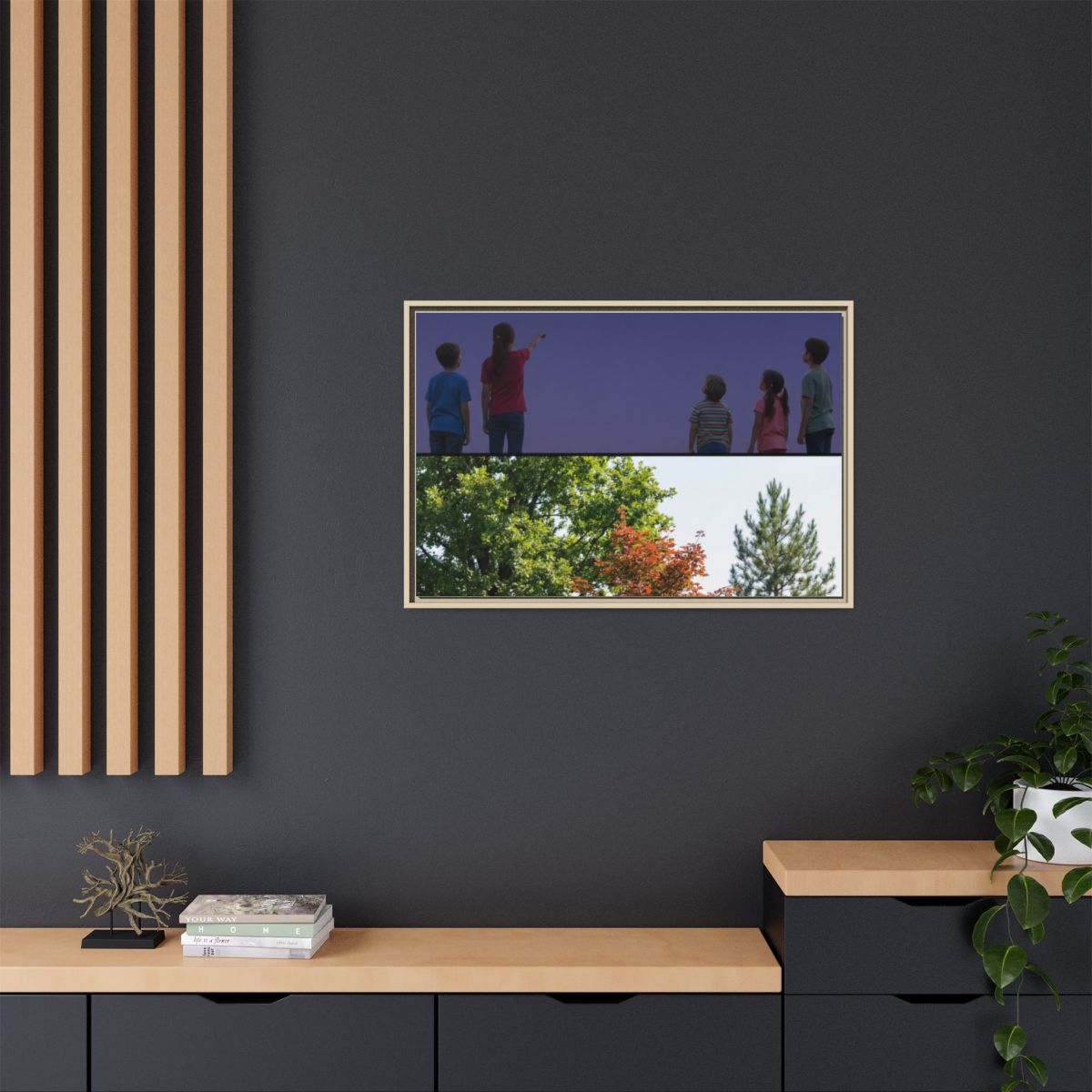 Framed Matte Canvas - Wilderness Gallery — Natural / 1.25"