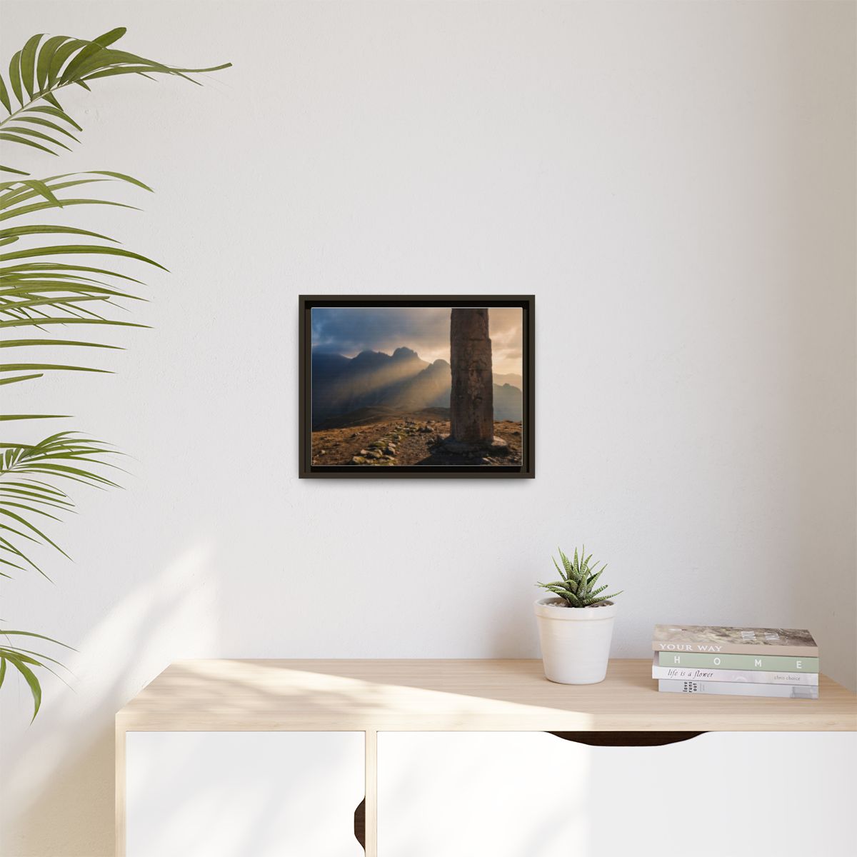 Matte Canvas, Framed - Mystic Monolith Ancient Persian... |...