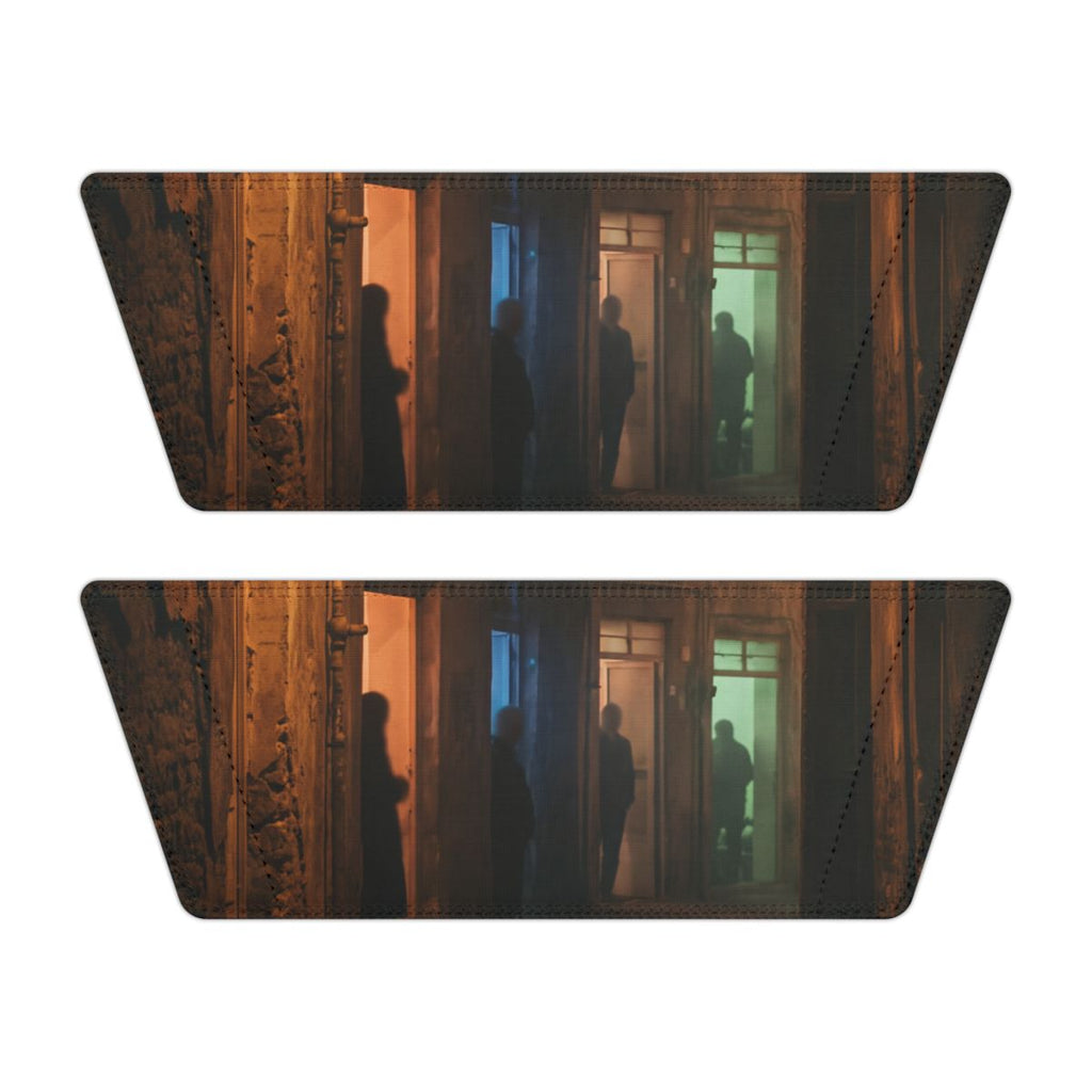 Women's Removable-Strap Sandals - Shadowed Alleyway Mystery...