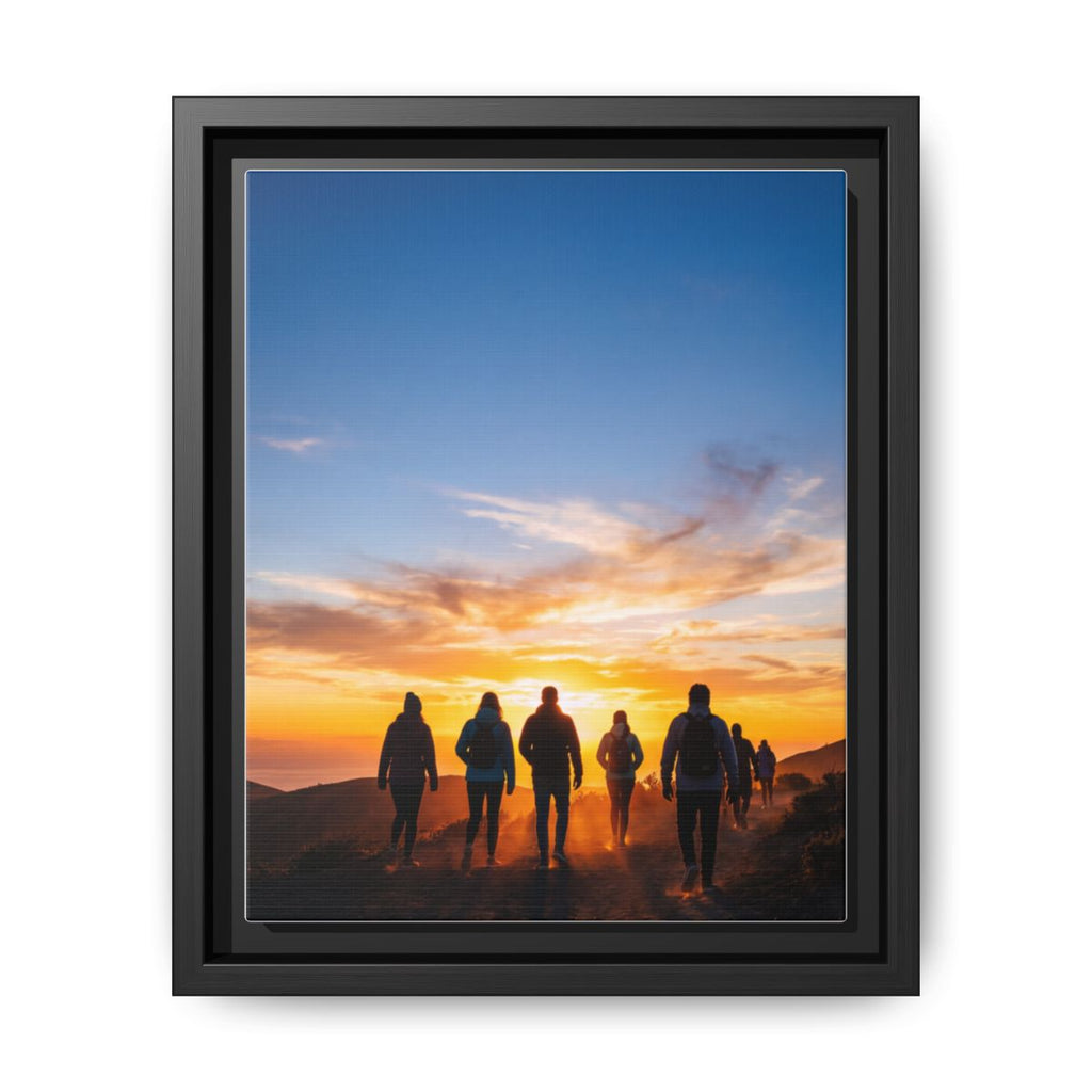 Matte Canvas, Framed - Epic Dawn Trek