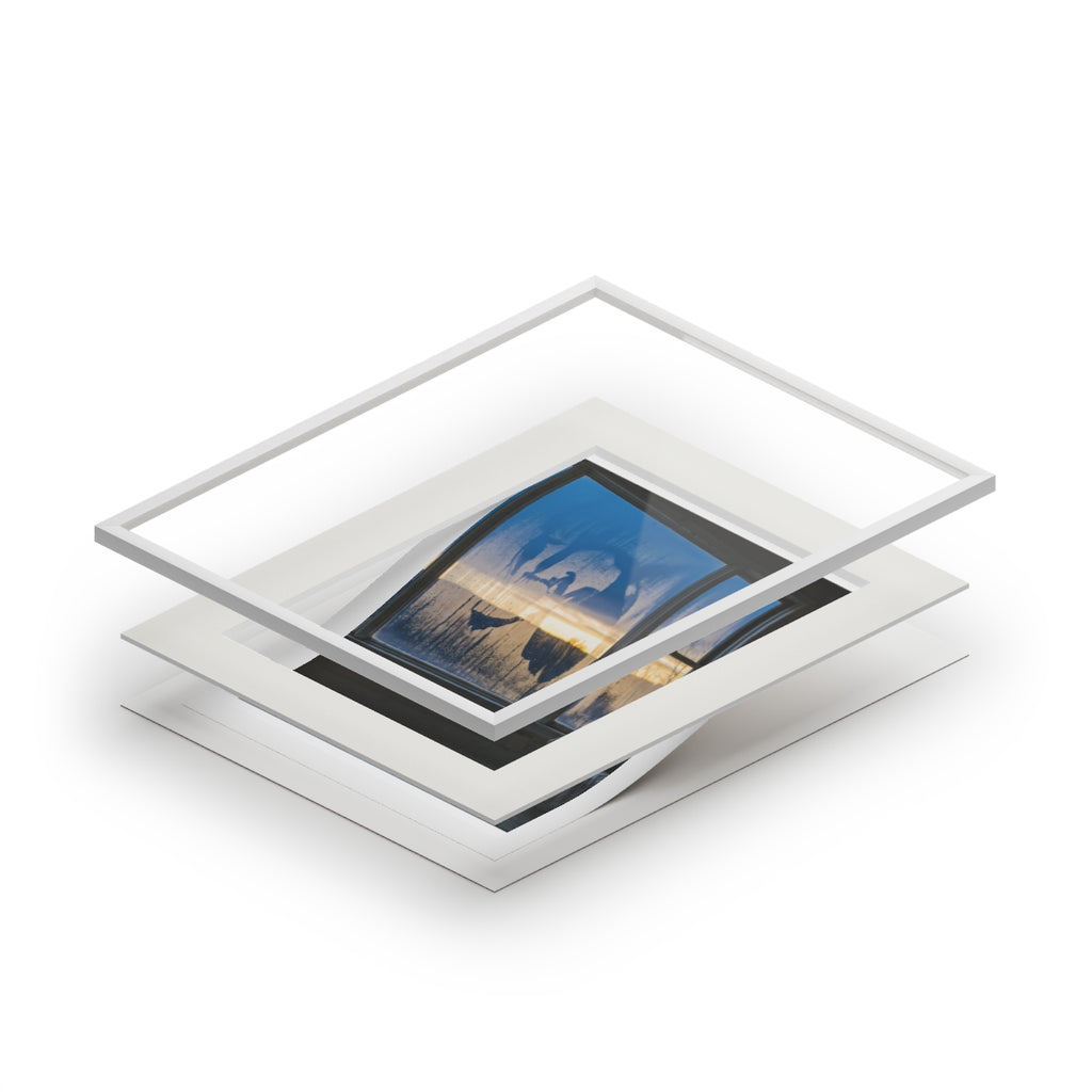 Fine Art Prints - Melancholic Window Reflection Art - Quiet...