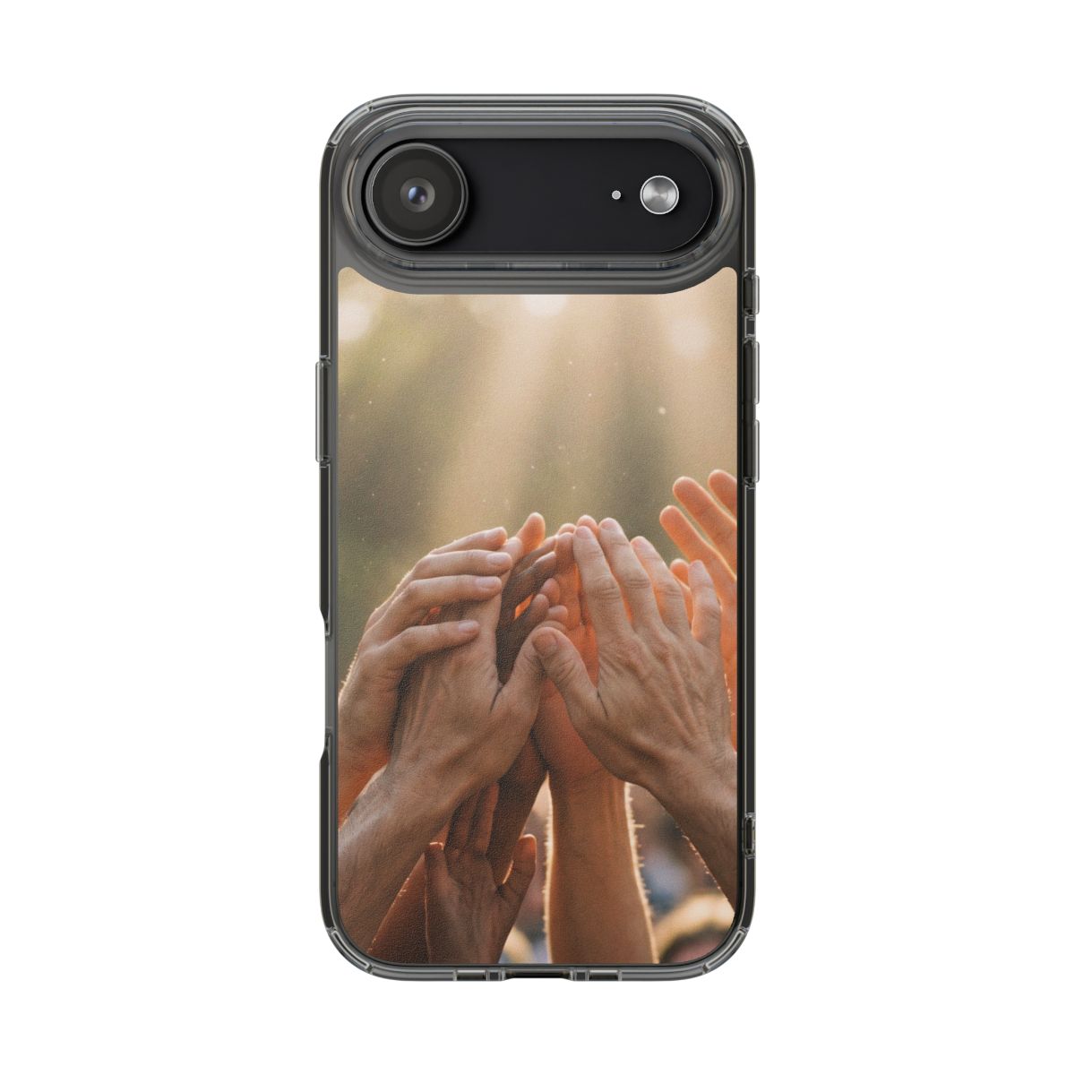 Clear Impact-Resistant Cases - Golden Rays of Unity Wall Art...