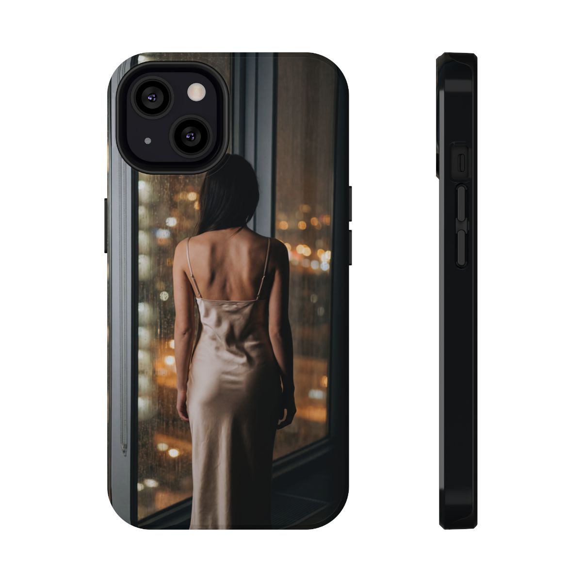 Impact-Resistant Cases - Tough Phone Case - Rainy Windows...— sizes part 1/2