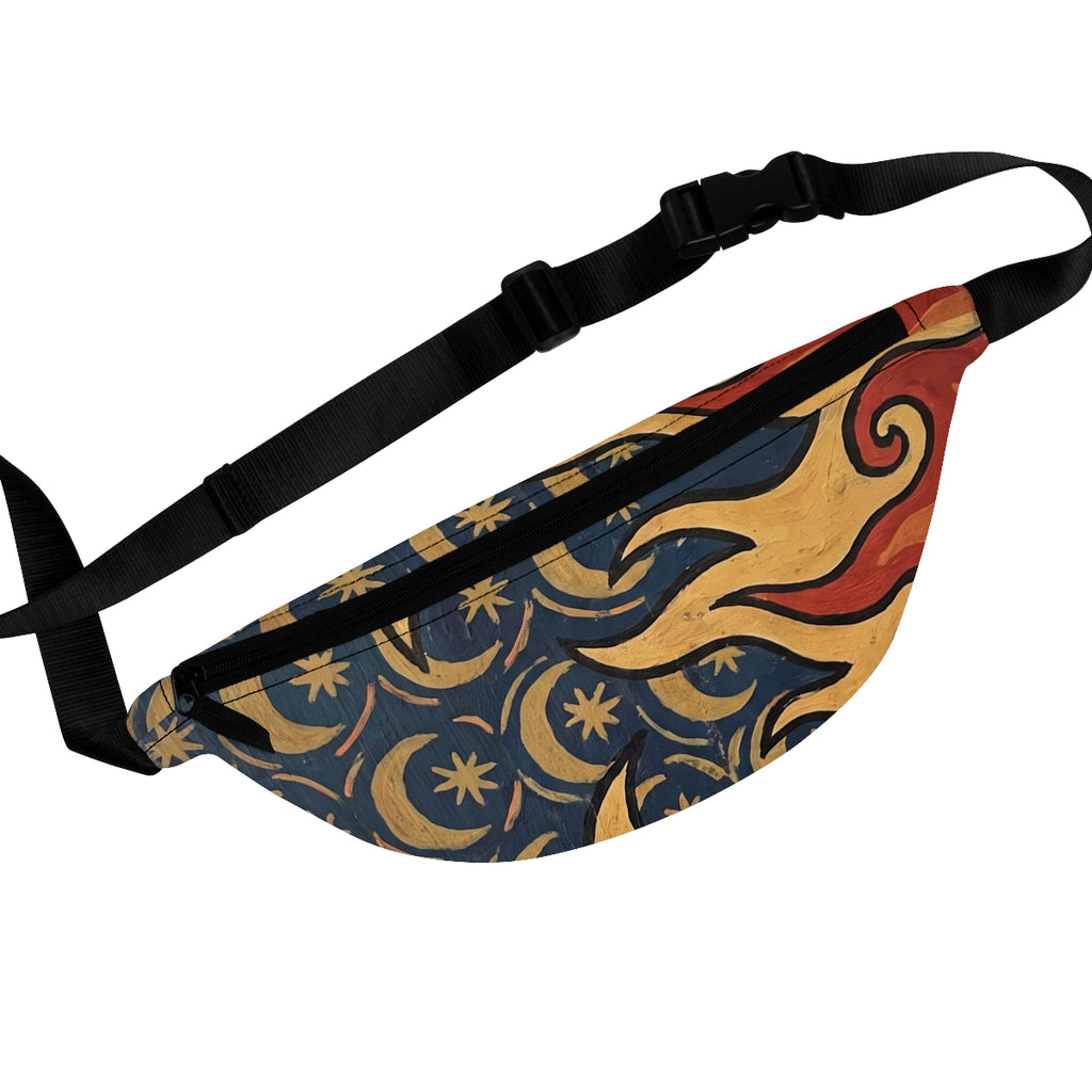 Fanny Pack - Celestial Fire Street Style | Echovira Gallery