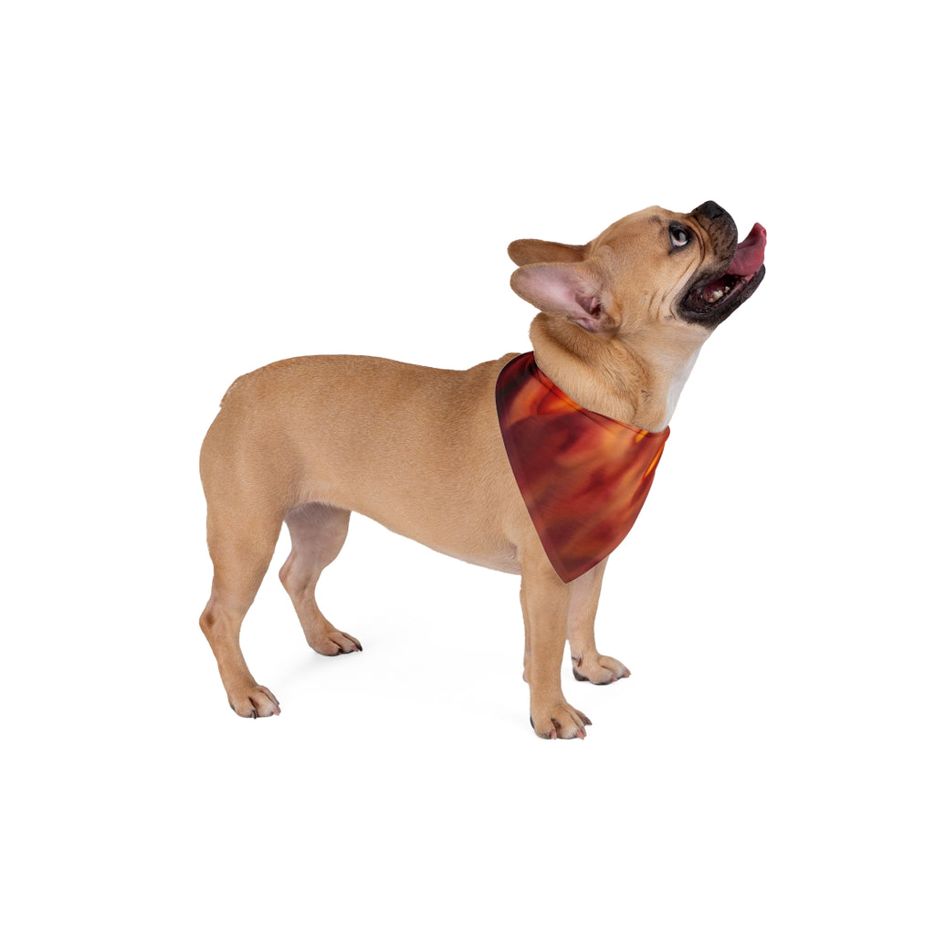 Pet Bandana - Sacred Flame Glow | Echovira Gallery