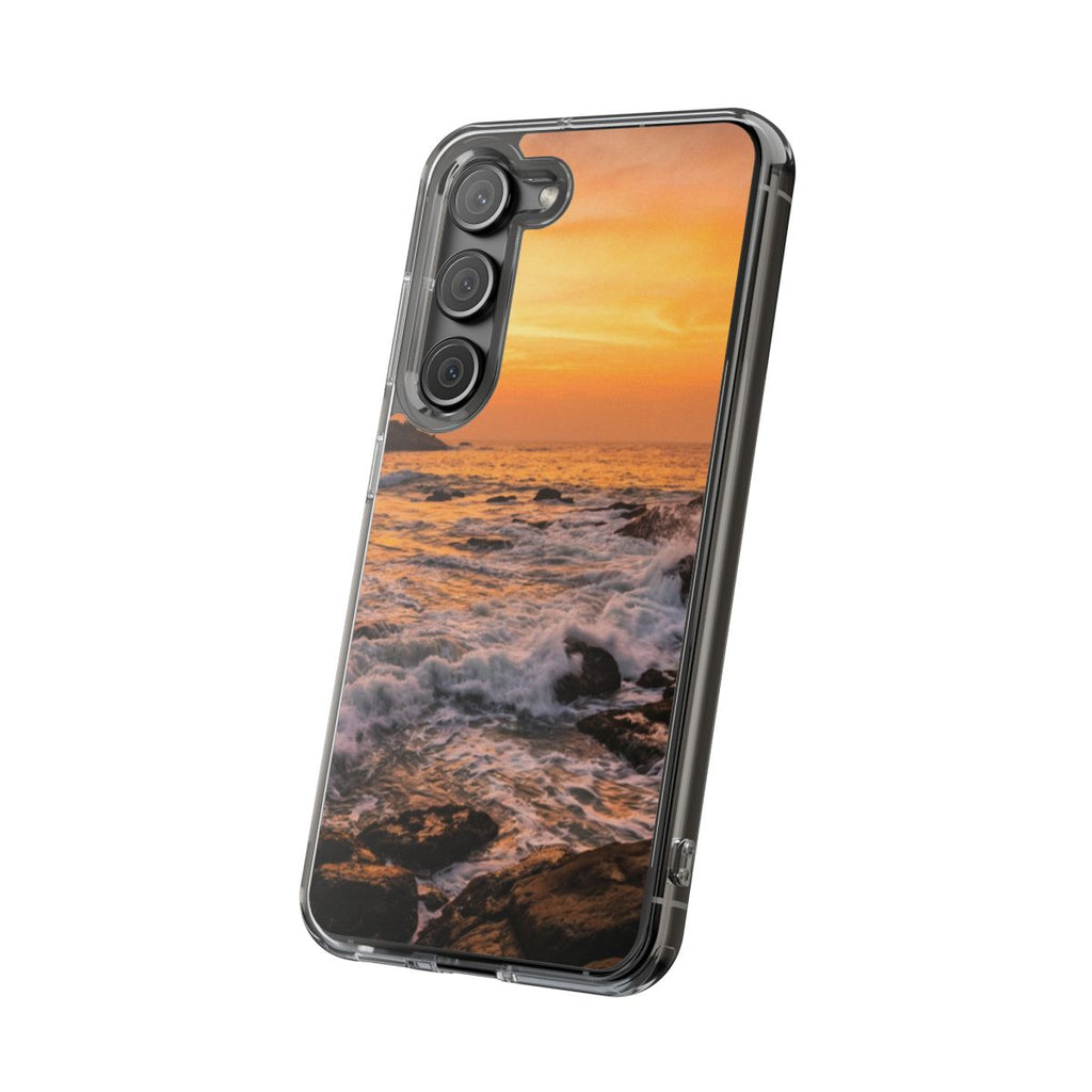 Clear Impact-Resistant Cases - Clear Phone Case - Golden...