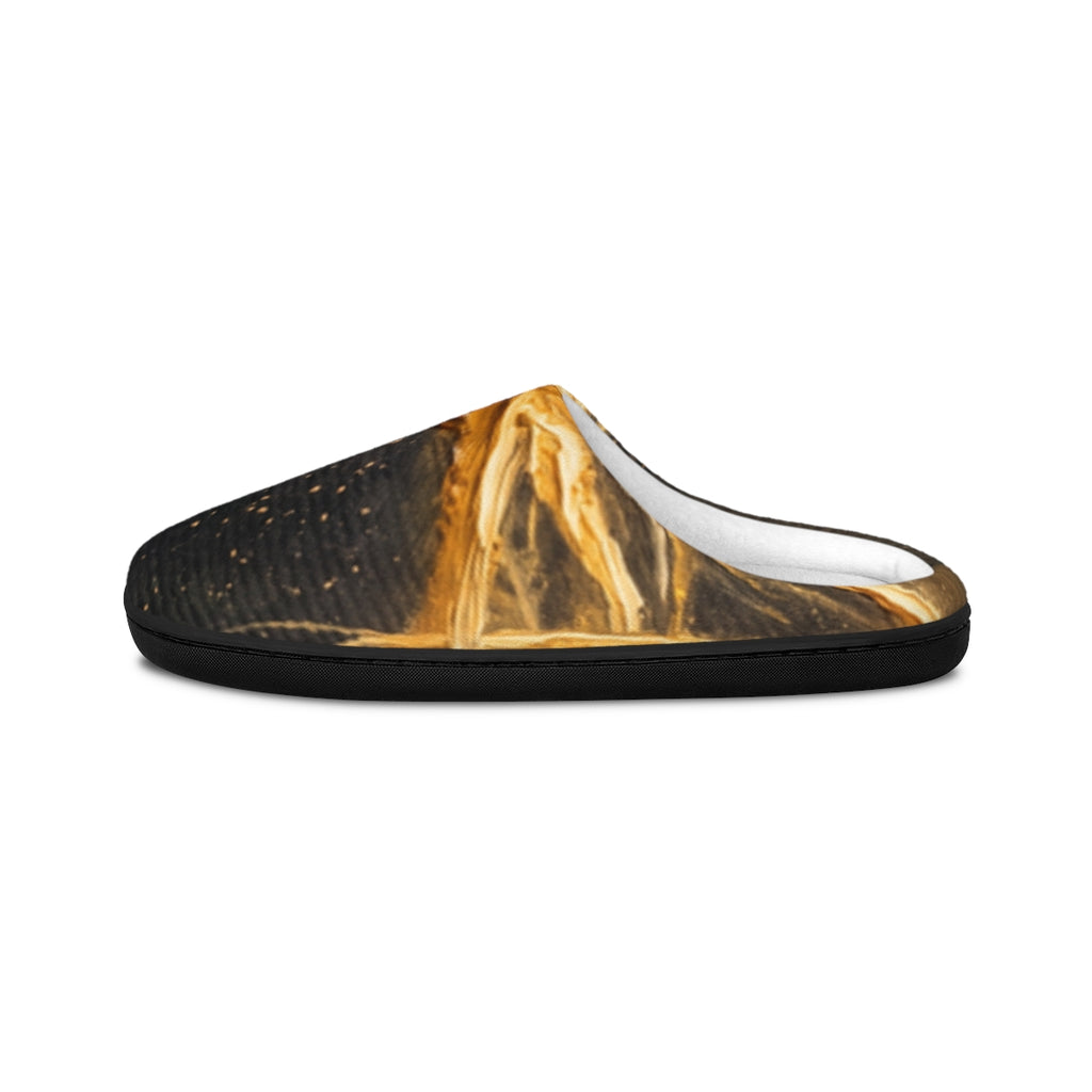 Men's Indoor Slippers - Golden Fray House Shoes | Echovira...