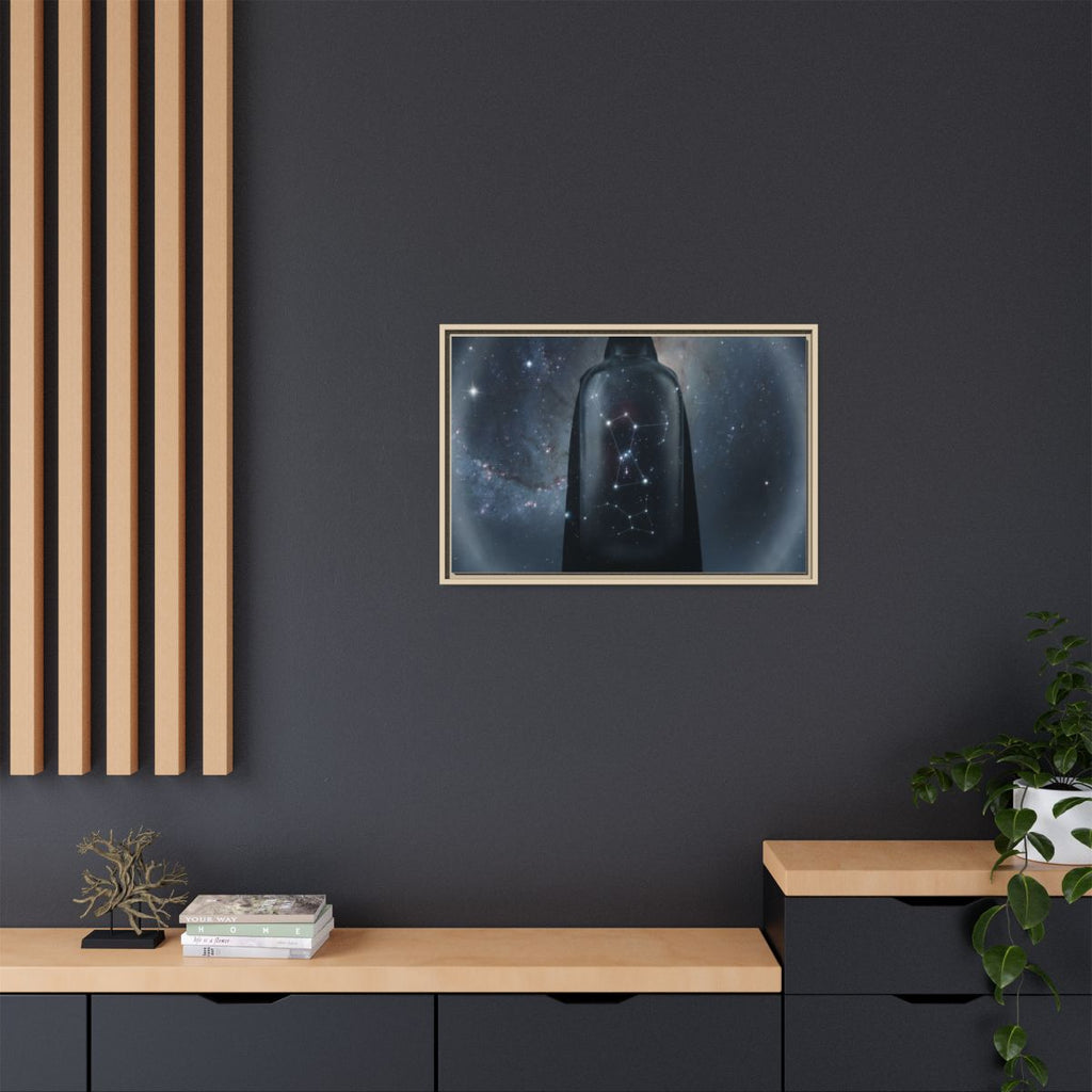 Framed Matte Canvas - Cosmic Sentinel — Natural / 1.25"... |...