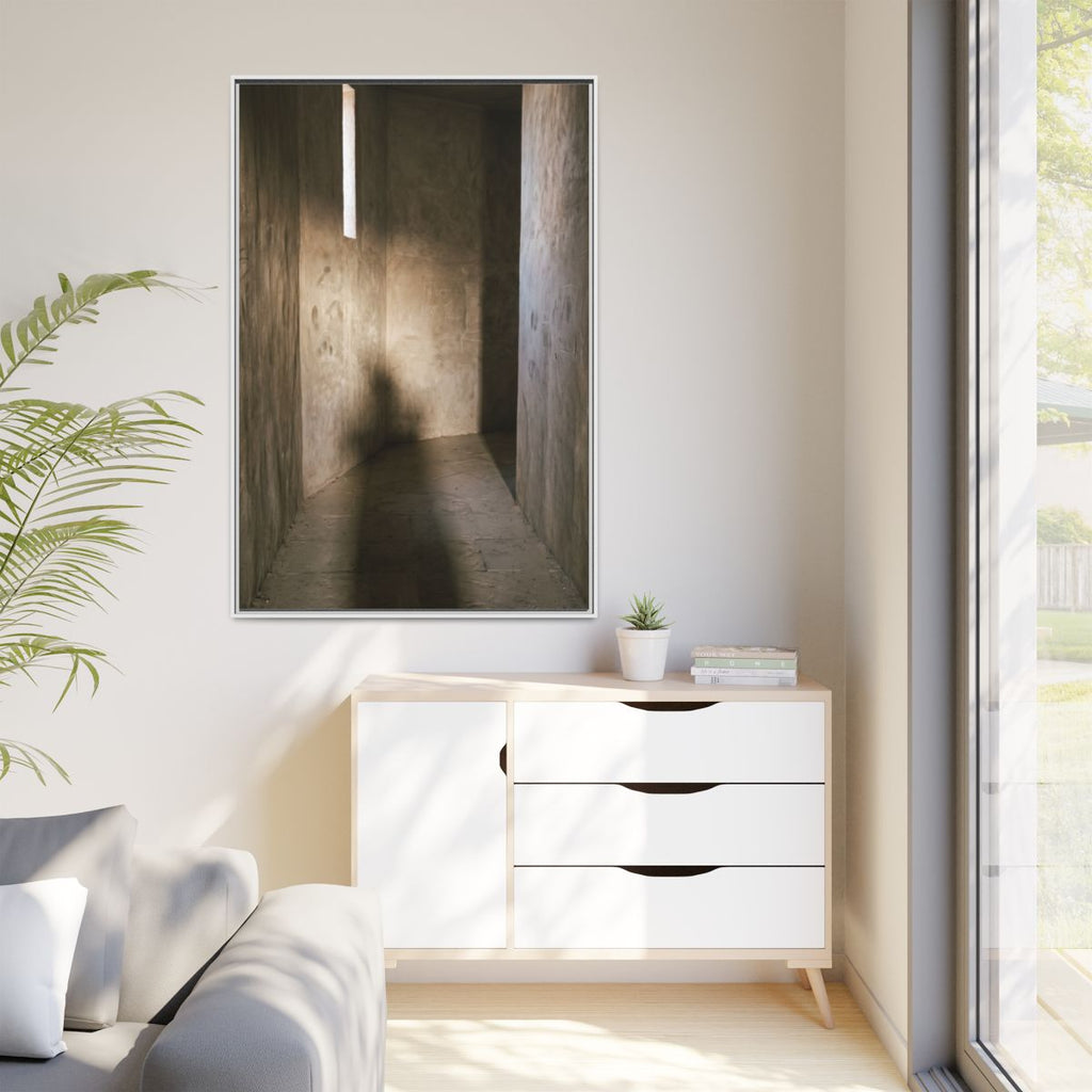 Matte Canvas, Framed - Shadows of the Citadel moody... |...