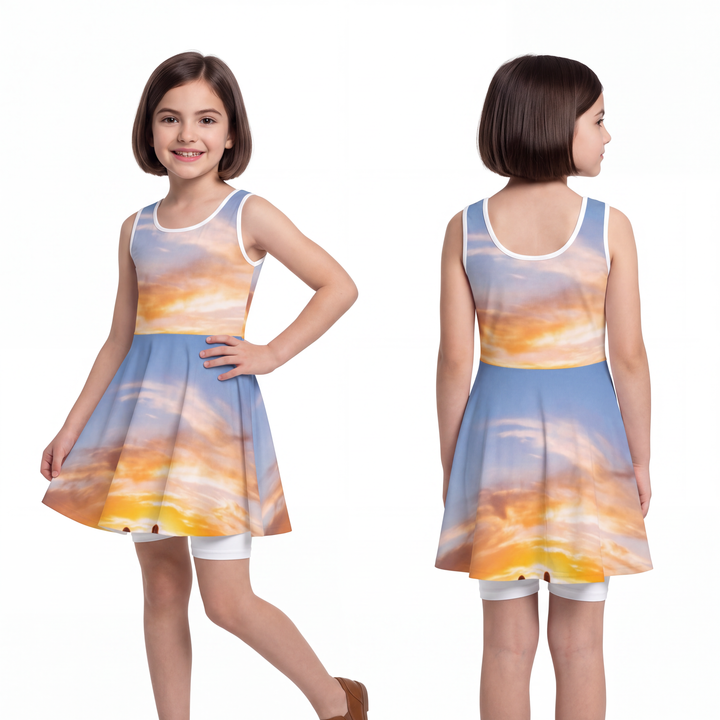 Girls' Sleeveless Sundress - Sunset Ridge