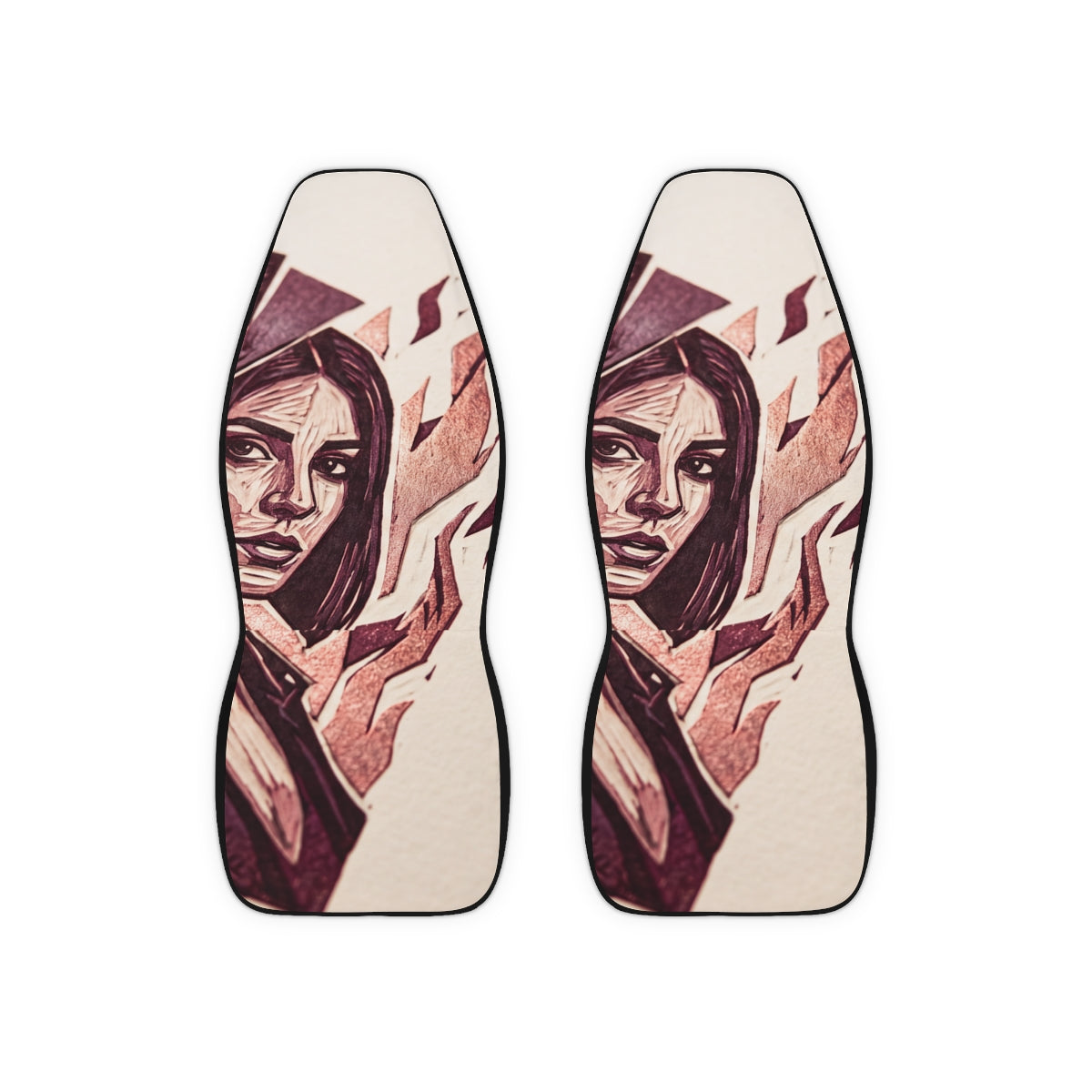 Car Seat Covers - Noir Romance Duo | Echovira Gallery