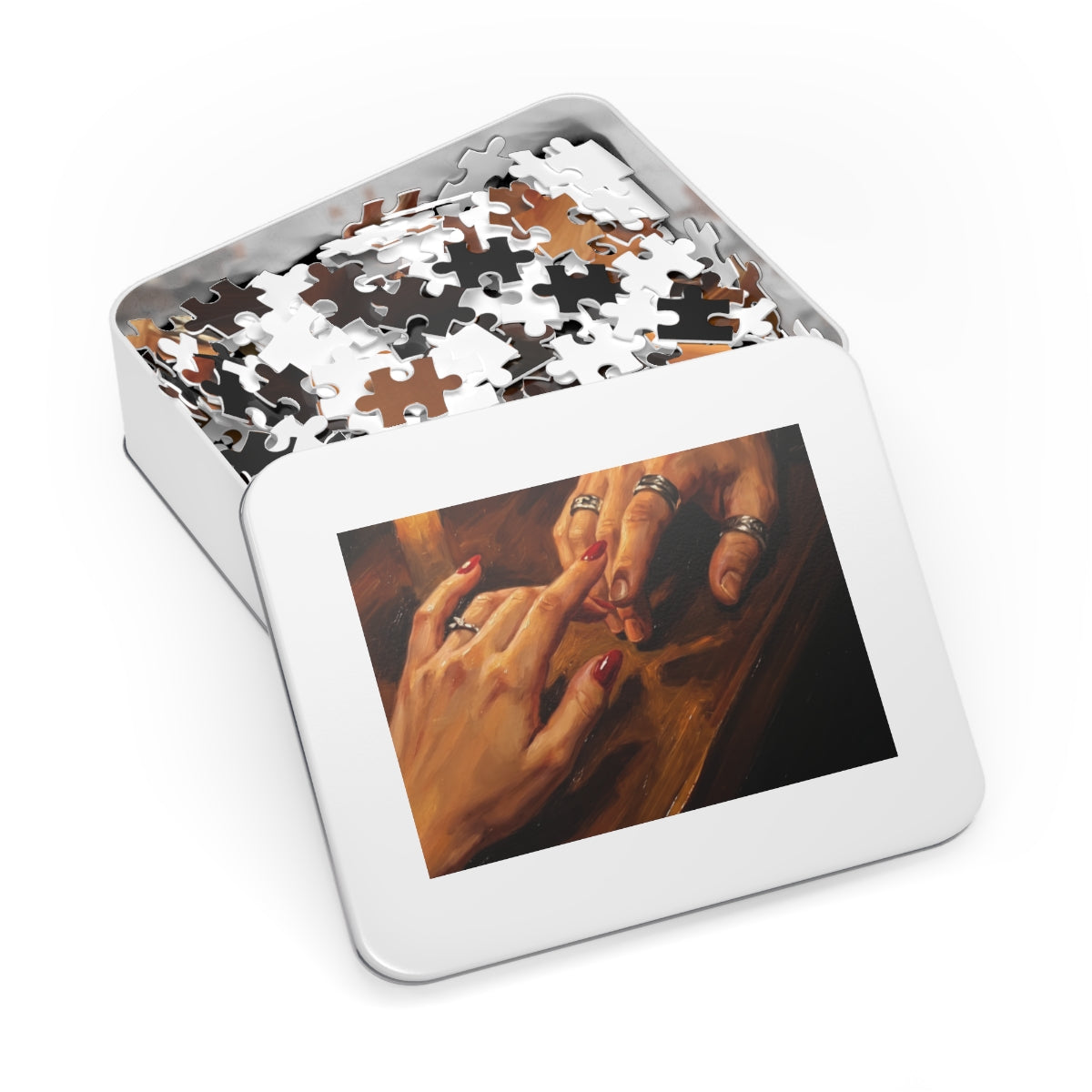 Jigsaw Puzzle with Tin - Candlelit Touch (30, 110, 252, 500...