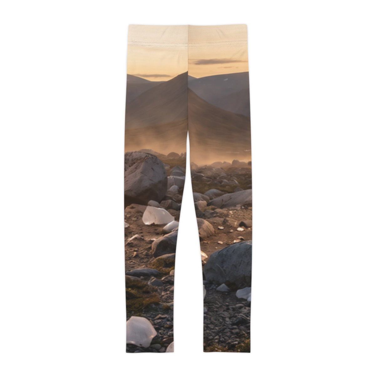 Kids Leggings with Surreal Floating Ice Sphere