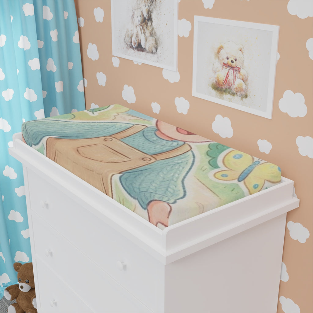 Baby Changing Pad Cover - My Daily Wonder Nursery Art Print...