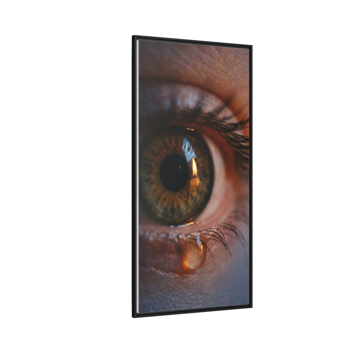 Framed Matte Canvas - Mystic Eye — Black / 1.25"