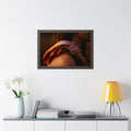 Framed Horizontal Poster - Sunset Reverie Landscape Art —......