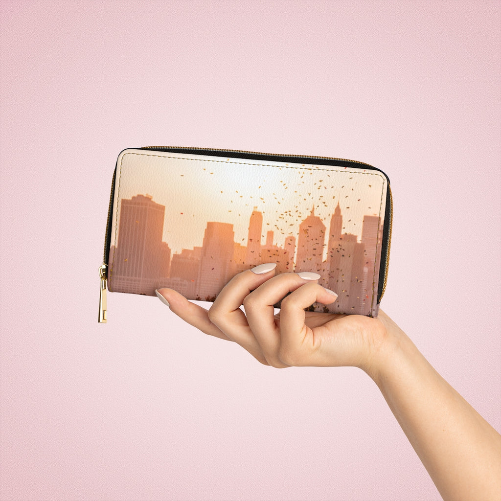 Zipper Wallet - City Lights Festival | Echovira Gallery