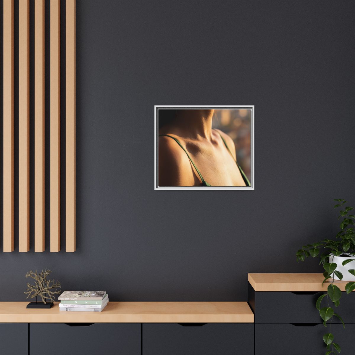 Framed Matte Canvas - Sunlit Muse