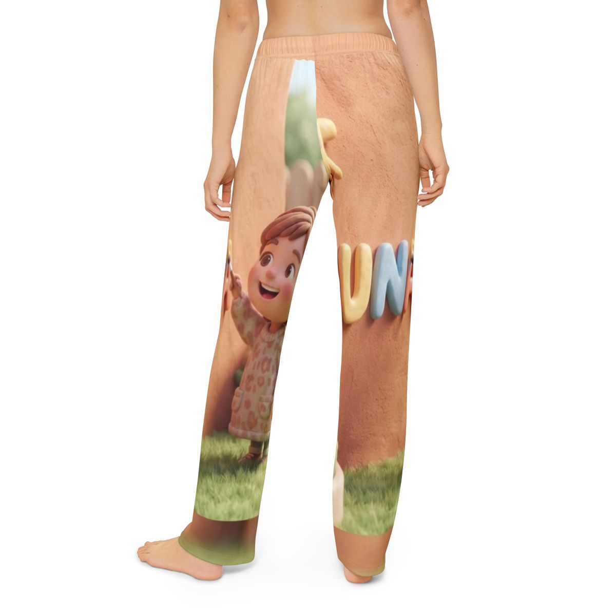 Kids Lounge Pants - Luna Clay Sunshine | Echovira Gallery