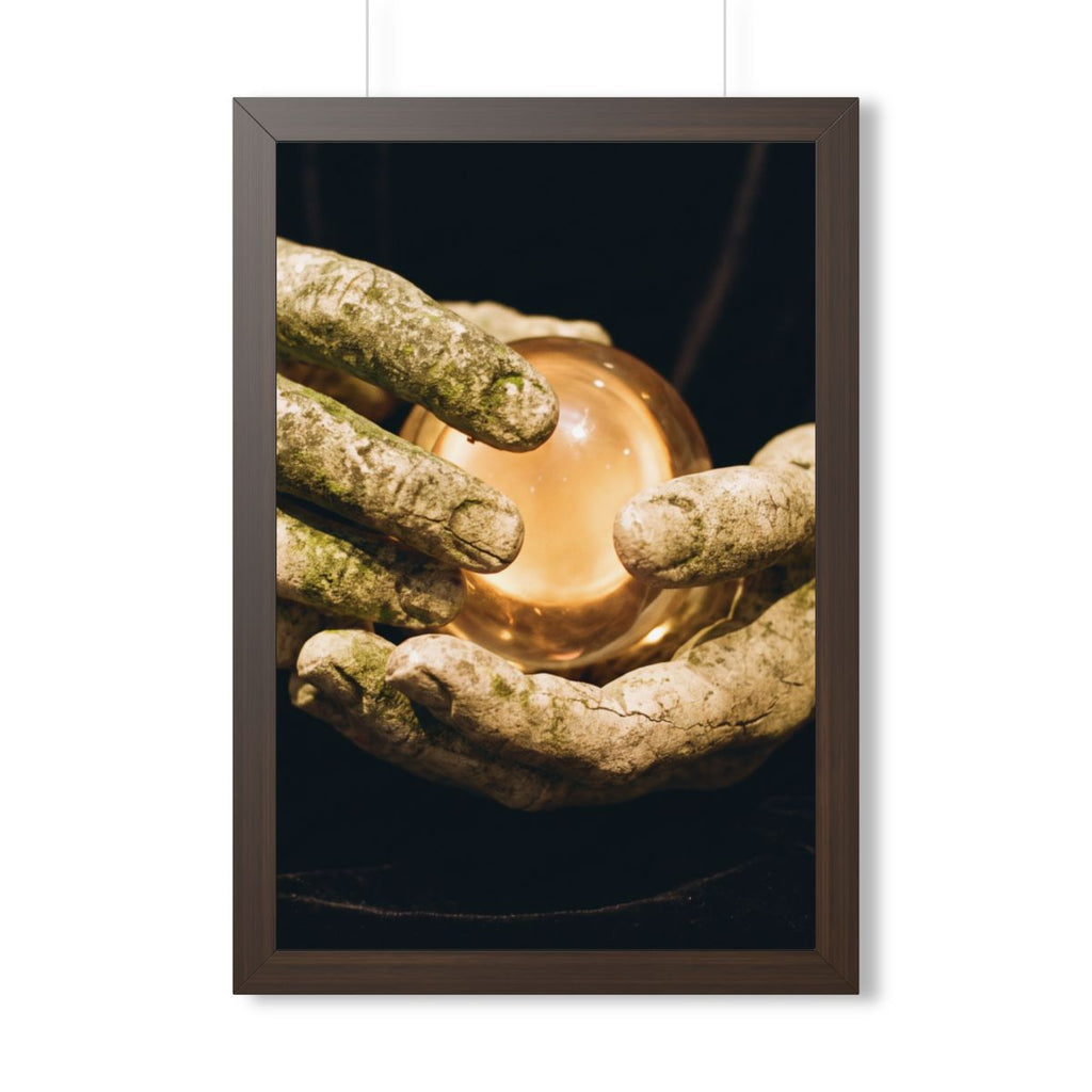 Framed Vertical Poster - Ancient Sight — Walnut (11×14... |...