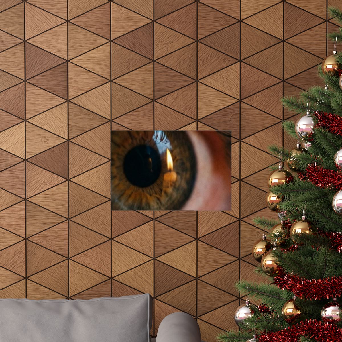 Matte Horizontal Posters - Amber Iris Reflection Fine Art......