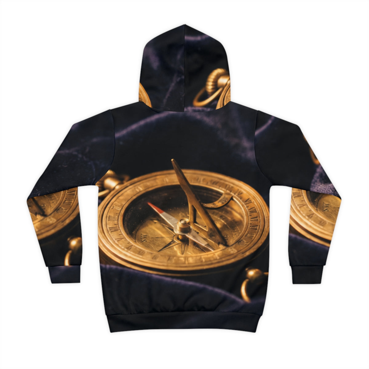 Children's Hoodie with Vintage Brass Compass