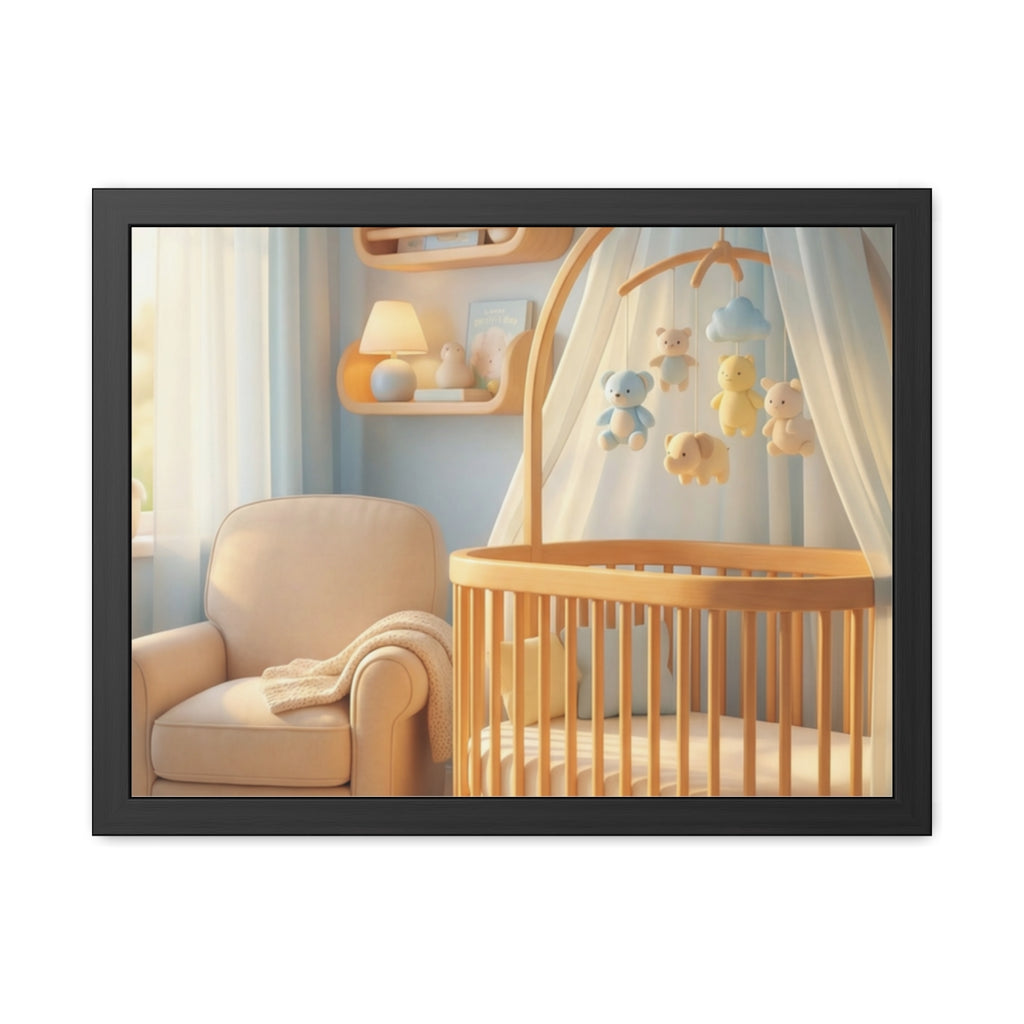 Serene Nursery Framed Posters - Room Decor — Landscape