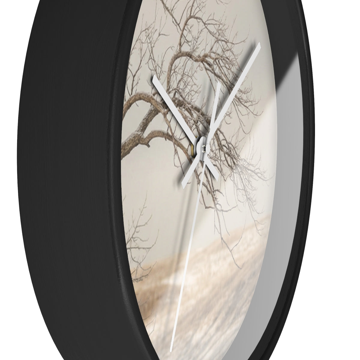 Wall Clock - Winter Branch Solitude Landscape | Echovira...