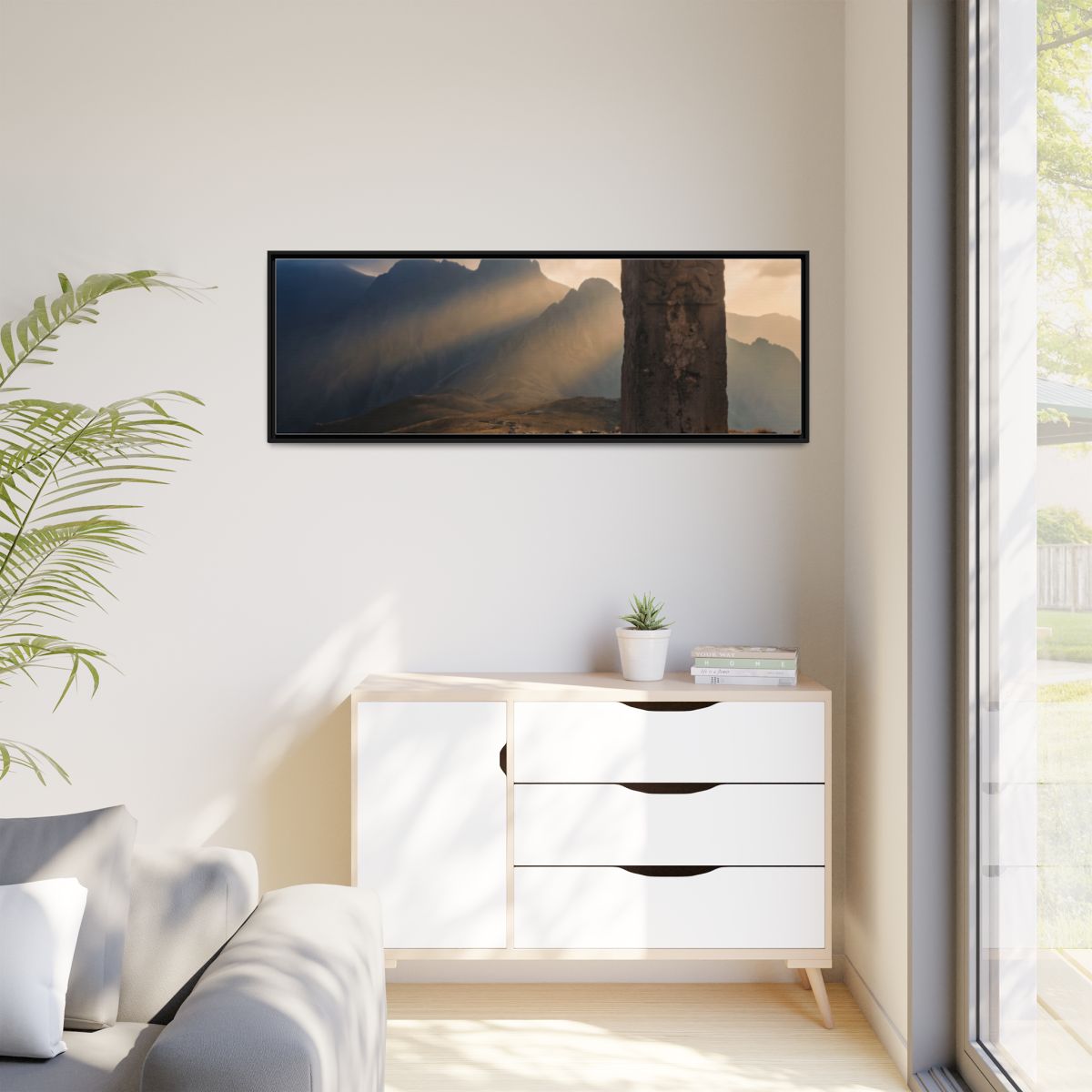 Matte Canvas, Framed - Mystic Monolith Ancient Persian... |...