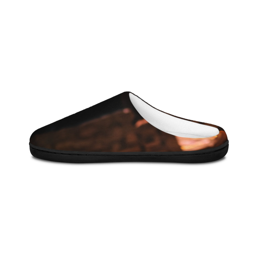 Gothic Abbey Stained Glass Women's Slippers