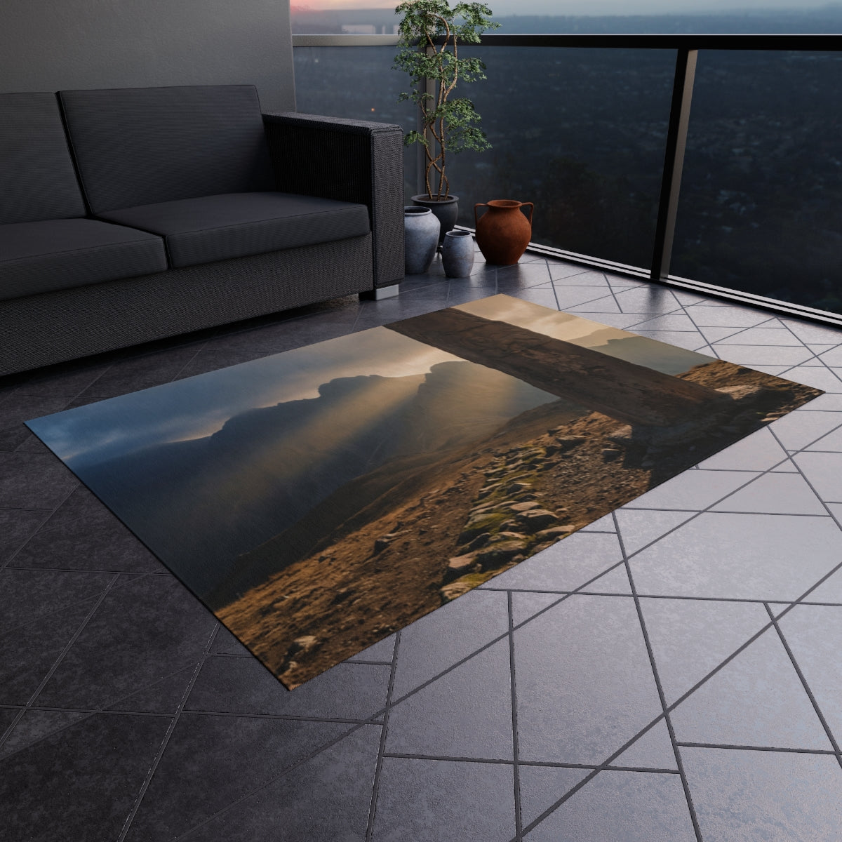 Outdoor Rug - Ancient Ruins Vibe