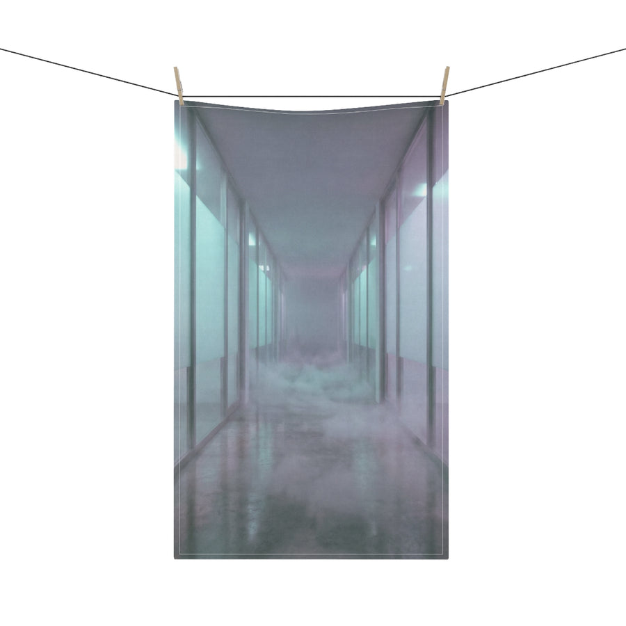 Tea Towels - Liminal Corridor Fog Art Print
