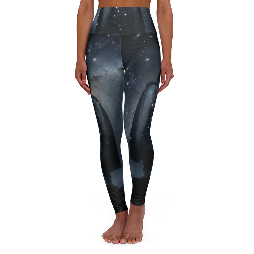 High Waisted Yoga Leggings - Cosmic Sentinel Orion... |...