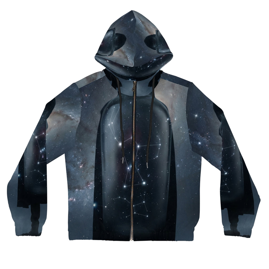 Women's Full-Zip Hoodie Orion Constellation Art