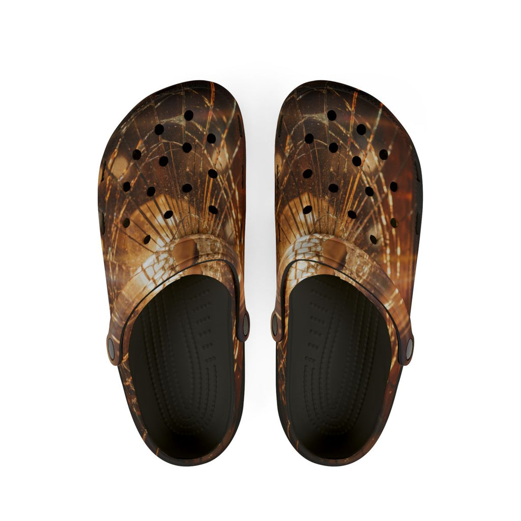 Men's EVA Foam Rubber Shoes - Shattered Glass Glow Art... |...
