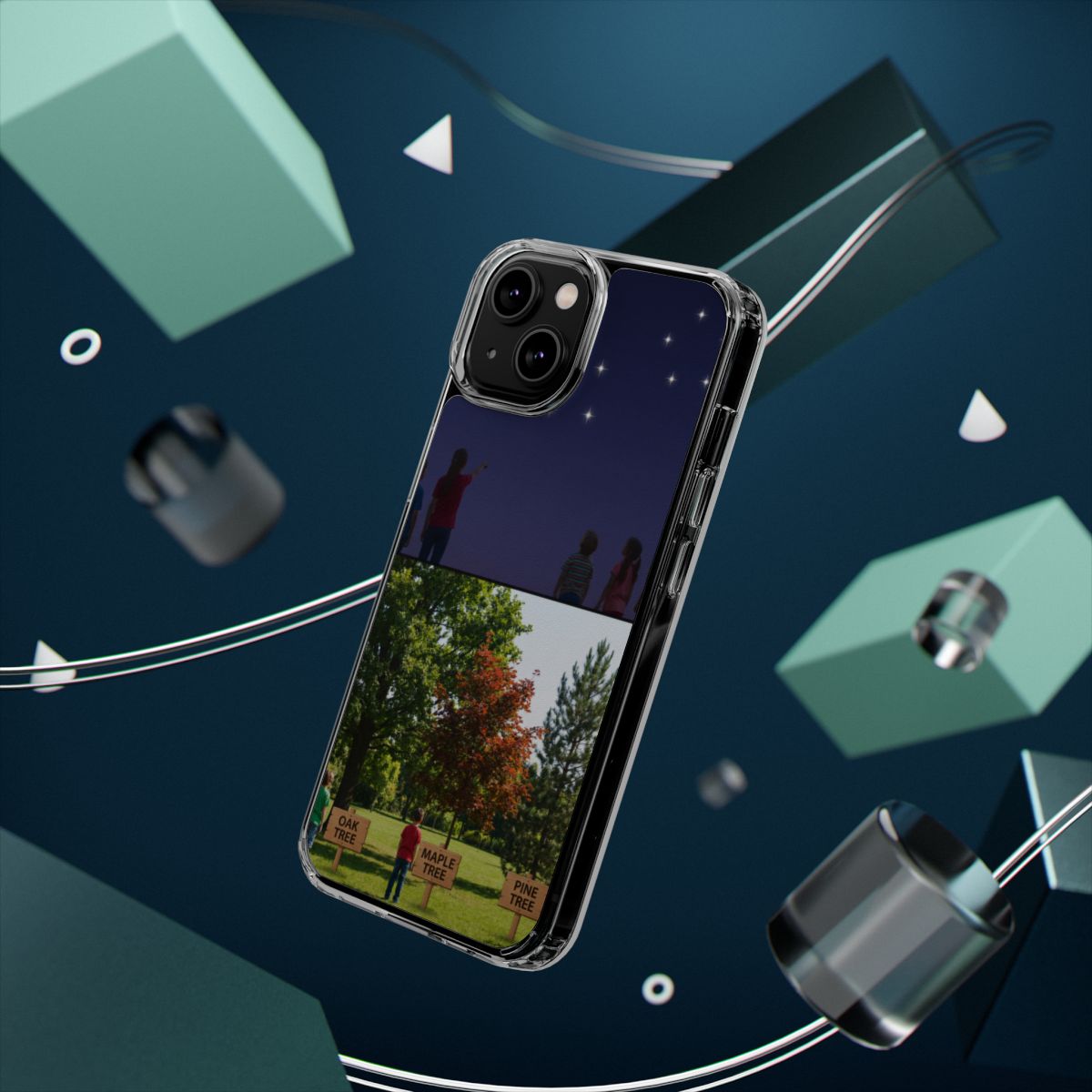 Clear Impact-Resistant Case - Starry Shield