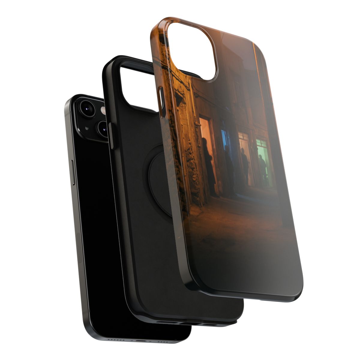 Impact-Resistant Apple iPhone Cases - Shadows of the City | iPhone 17 Pro Max, 17 Pro, 17 Air & More