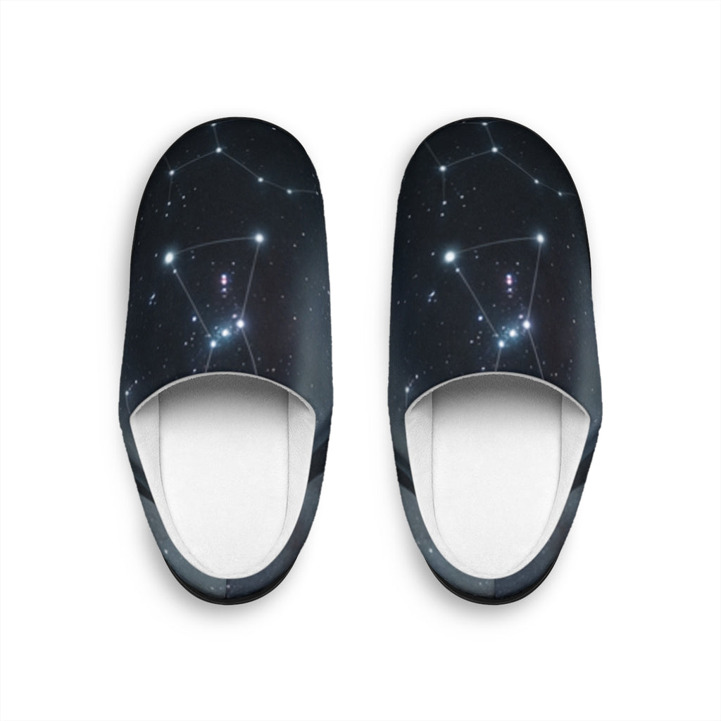 Men's Indoor Slippers Orion Constellation Art