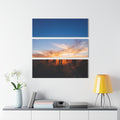 Triptych Acrylic Prints - Sunset Vistas — Landscape