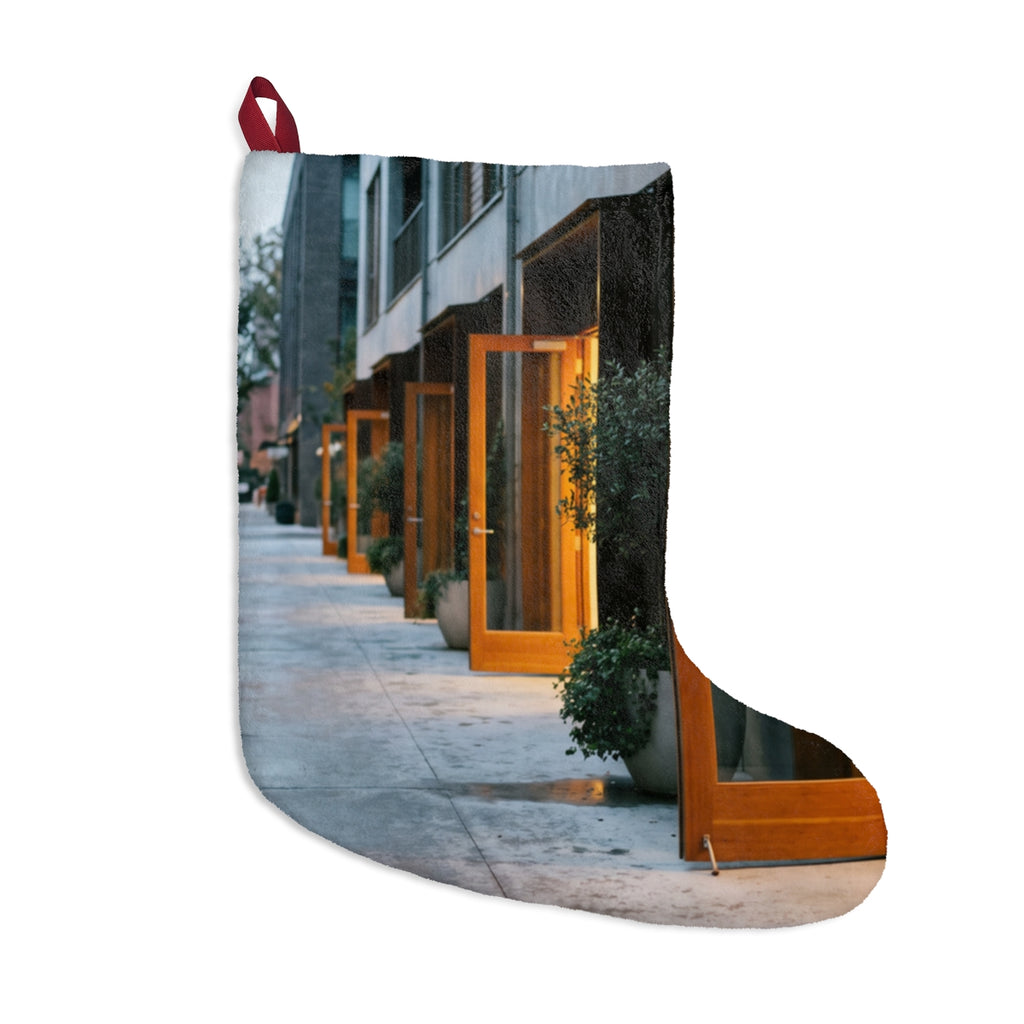 Christmas Stockings - Twilight Courtyard | Echovira Gallery