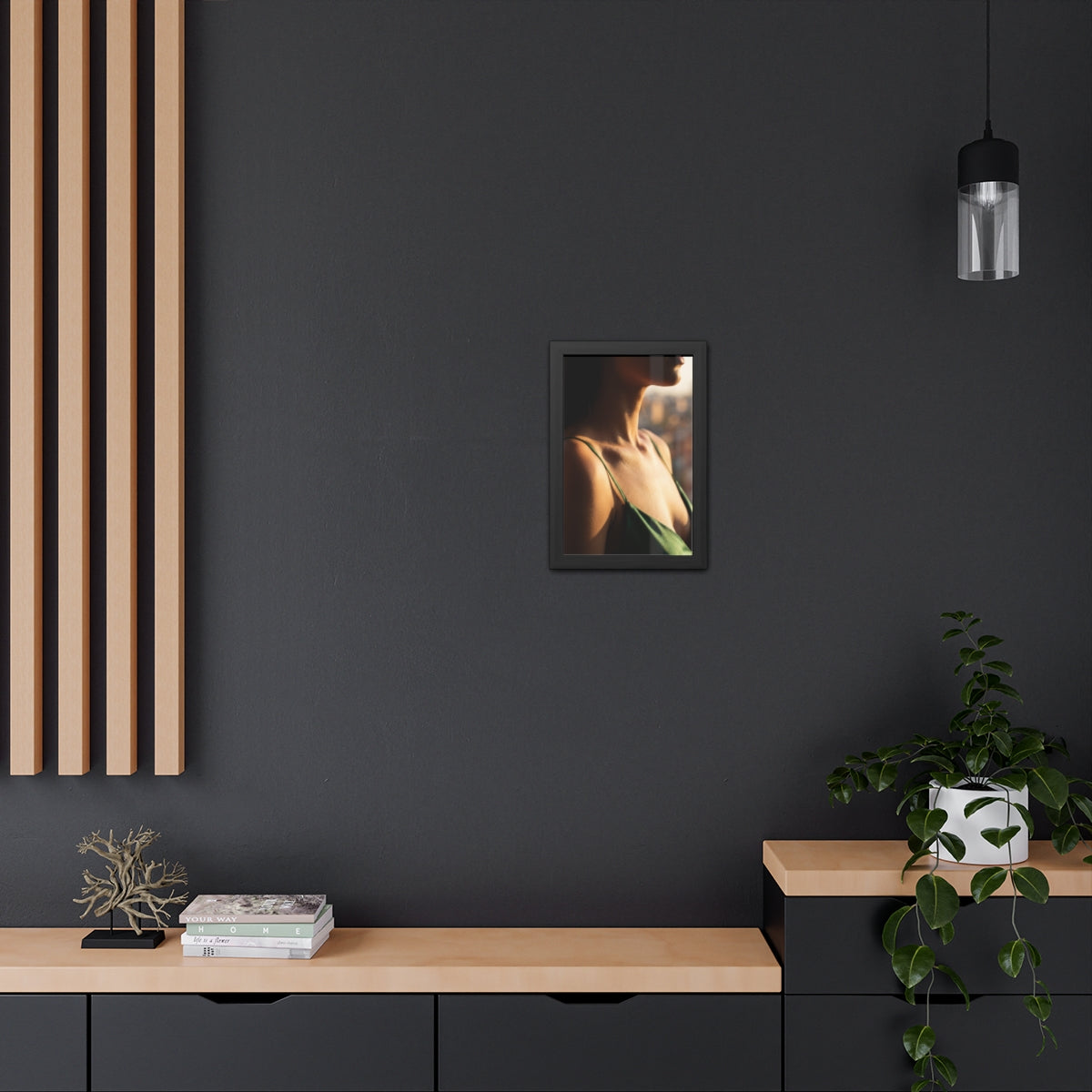 Framed Poster - Sunlit Muse Gallery Art