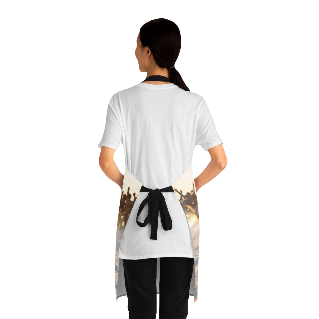 Golden Hour Crowd Celebration Apron